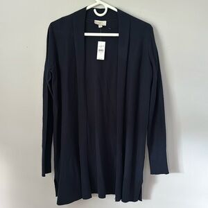 🆕 Loft Outlet Lightweight Open Cardigan - Navy Blue  - XS